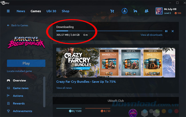 Tải game về Uplay Tải game về Uplay