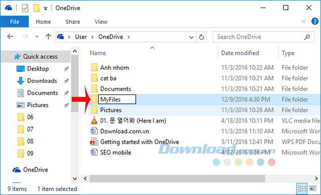 Tạo thư mục lưu trữ Tạo thư mục lưu trữ