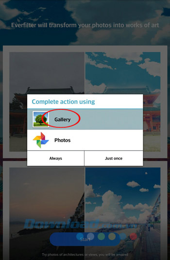 Chọn ảnh chỉnh sửa Chọn ảnh chỉnh sửa
