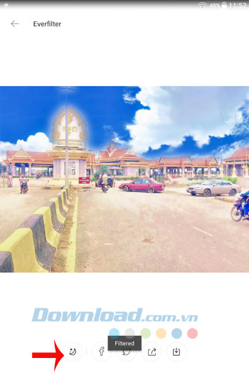 Giao diện chính của Everfilter Giao diện chính của Everfilter