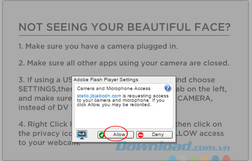 Đồng ý chạy Flash Đồng ý chạy Flash