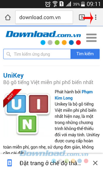 Cách tải video, nhạc, trang web trên Chrome cho Android