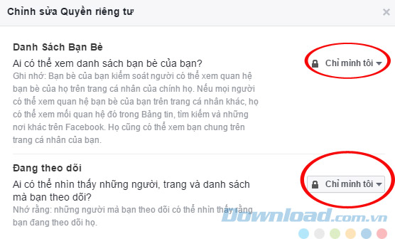 Danh sách bạn bè Danh sách bạn bè