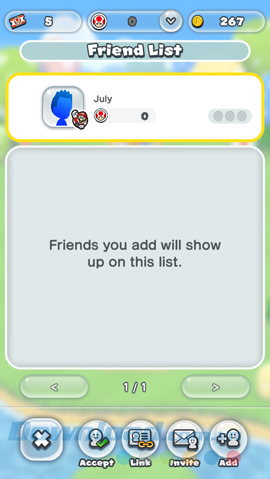 Danh sách bạn bè