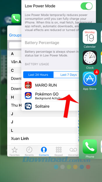 Đóng ứng dụng đang chạy