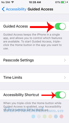 Đã kích hoạt Đã kích hoạt