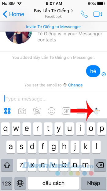 Biểu tượng người tuyết