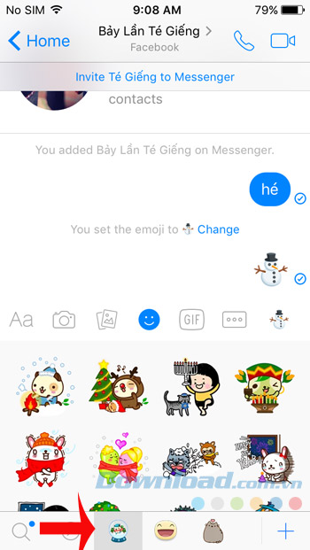 Bộ Sticker Giáng sinh