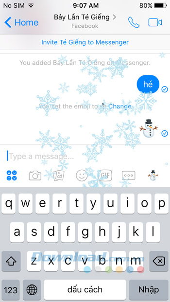 Hiệu ứng tuyết rơi