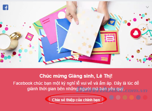 Tạo thiệp Giáng sinh