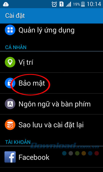 Bảo mật