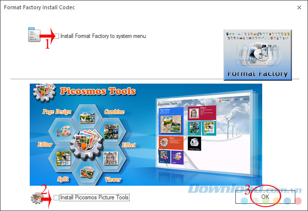 Cài đặt thêm Tools