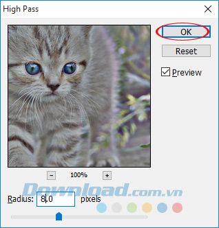 Chỉnh độ sắc nét Chỉnh độ sắc nét