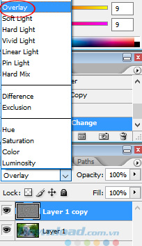 Chọn Overlay Chọn Overlay