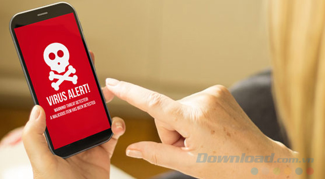 Ảnh minh họa malware trên Android