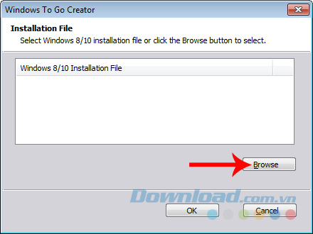 Chọn file ISO Chọn file ISO