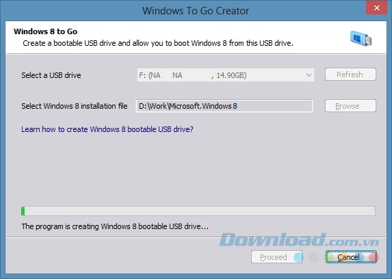 Quá trình tạo USB Quá trình tạo USB