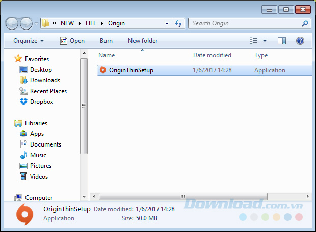 File cài đặt File cài đặt