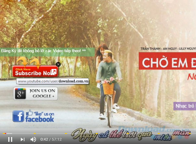 Quảng cáo hiện liên lục