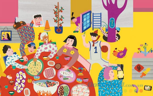 Hình nền Tết Đinh Dậu 2017