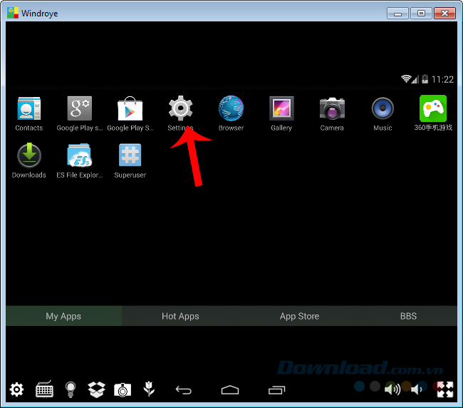 Biểu tượng cài đặt
