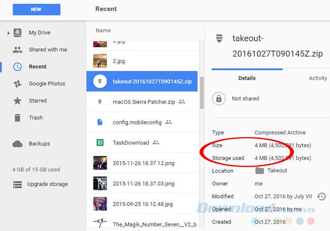 Chi tiết dữ liệu Chi tiết dữ liệu