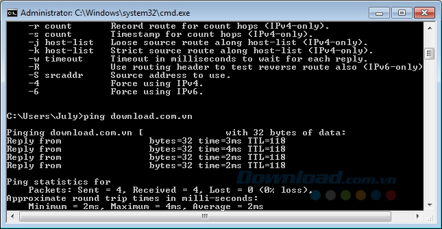 Kiểm tra Ping Kiểm tra Ping