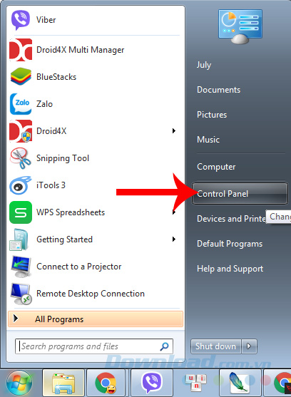 Control Panel Control Panel