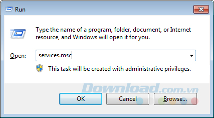 Hộp thoại Run Hộp thoại Run