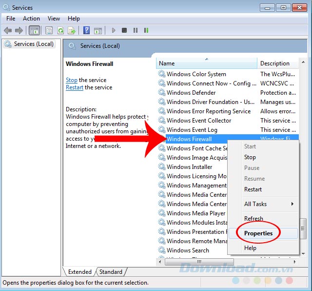 Tắt tường lửa Tắt tường lửa