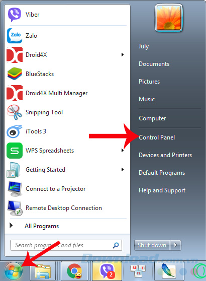 Control Panel Control Panel
