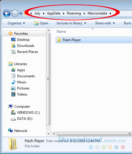 Xóa file Flash Xóa file Flash