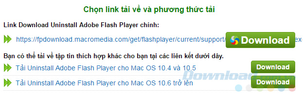 Chọn đường dẫn tải về Chọn đường dẫn tải về