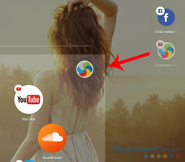 Kéo trang vào để lưu lại