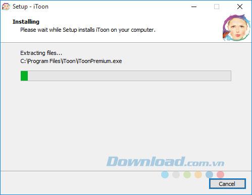 Quá trình cài đặt iToon