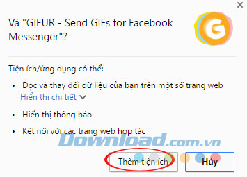 Thêm tiện ích GIFUR Thêm tiện ích GIFUR