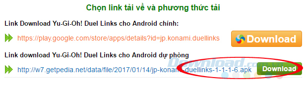 Link tải file APK
