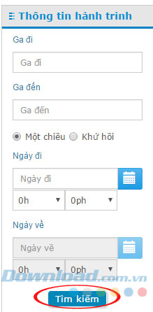 Thông tin hành trình