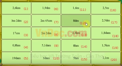 Đề thi Violympic môn Toán lớp 5 vòng 6 Đề thi Violympic môn Toán lớp 5 vòng 6