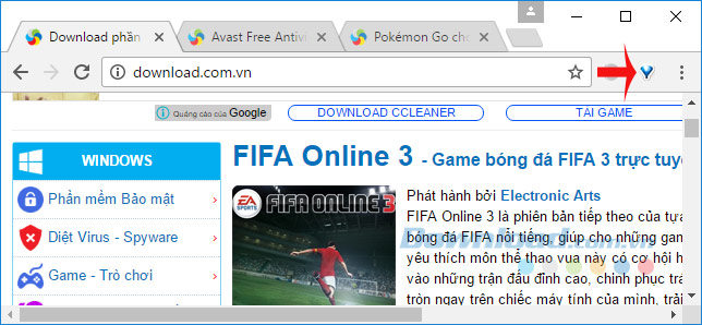 Nhấn vào biểu tượng OneTab Nhấn vào biểu tượng OneTab