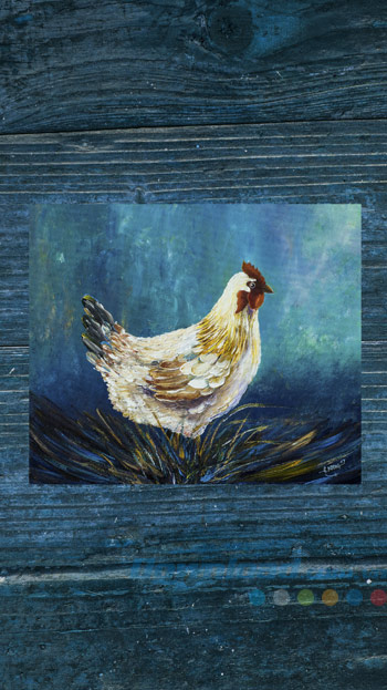 Hình nền Tranh Gà của Giang Phong