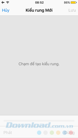 Chạm vào màn hình