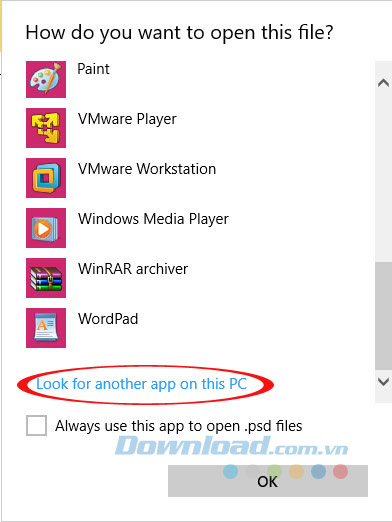 Look for another app on this PC. Look for another app on this PC.