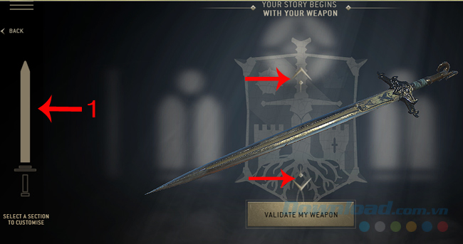 Chọn lưỡi kiếm