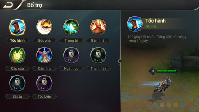 Danh sách Bổ trợ