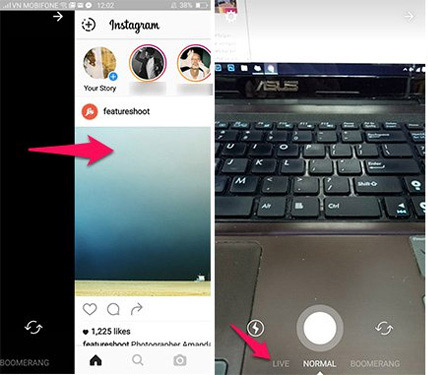 Live Video trên Instagram