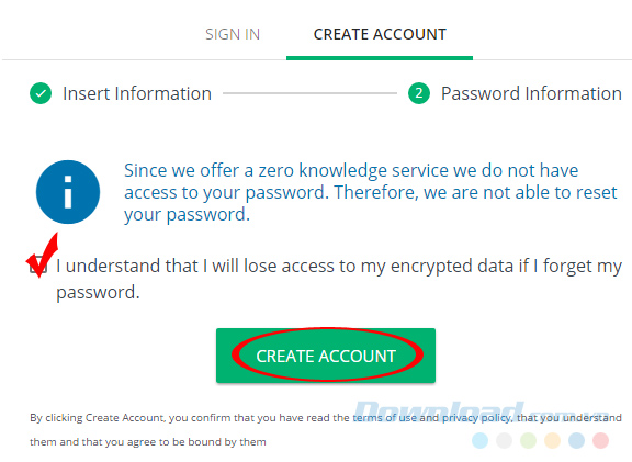 Tạo tài khoản Whisply