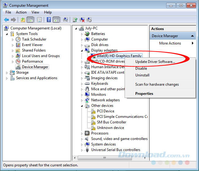 Update driversoftware