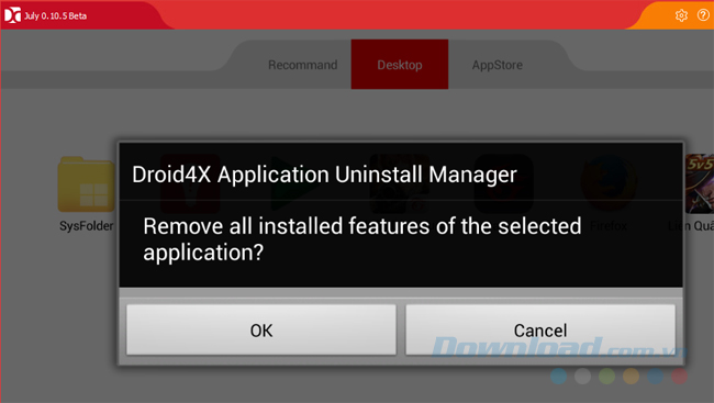 Xóa ứng dụng lỗi