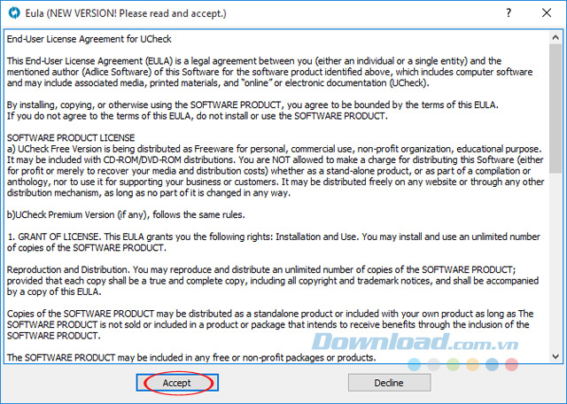 Nhấn Accept Nhấn Accept